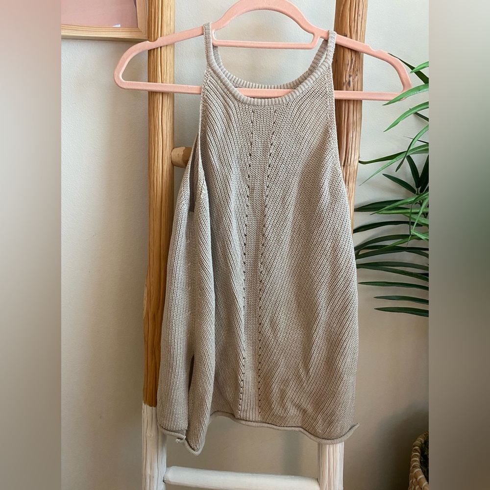Knitted tank top